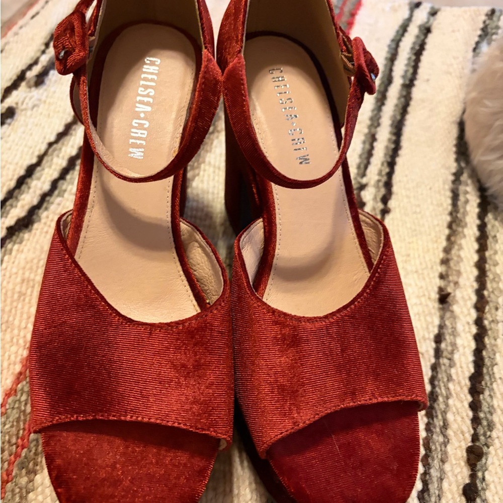 Chelsea Crew Women's Bold Red Heels